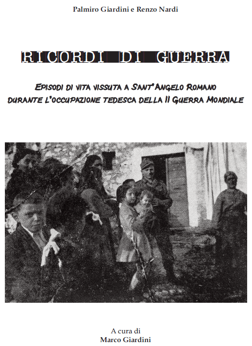 la copertina del volumetto Ricordi di Guerra a cura di Marco Giardini